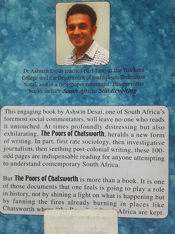 The Poors of Chatsworth by Ashwin Desai