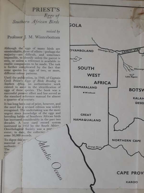 Priests Eggs of Southern African Birds revised by Professor J M Winterbottom