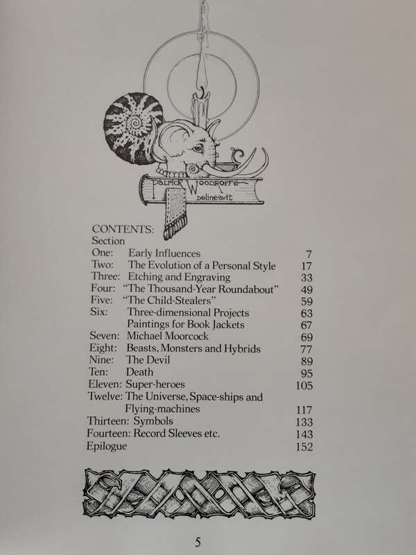 Mythopoeikon, The Paintings, Etchings, Book Jacket & Record Sleeve Illustration of Patrick Woodroffe