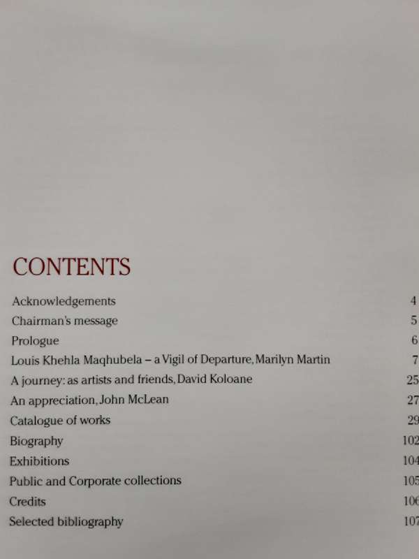 A Vigil of Departure Louis Khehla Maqhubela a retrospective 1960 2010 by Marilyn Martin