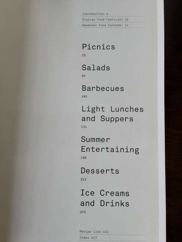 Recipes From An Italian Summer designed by Sonya Dyakova for Phaidon Press
