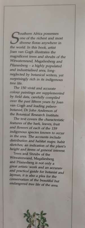 Trees & Shrubs of the Witwatersrand, Magaliesberg & Pilanesberg by Joan Van gogh & John Anderson