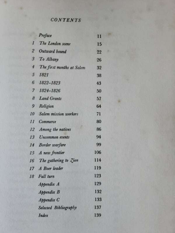 The 1820 Settlers of Salem, Hezekiah Sephtons Party A E Makin
