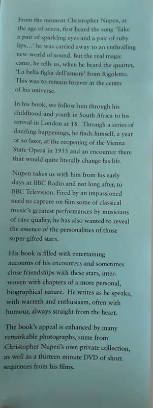 Listening Through the Lens by Christopher Nupen foreward by Vladimir Ashkenazy