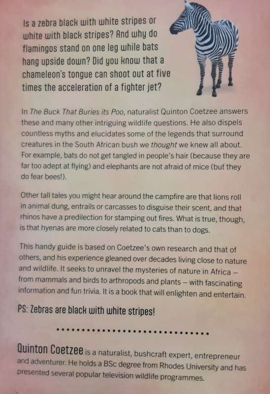 The Buck That Buries Its Poo by Quinton Coetzee