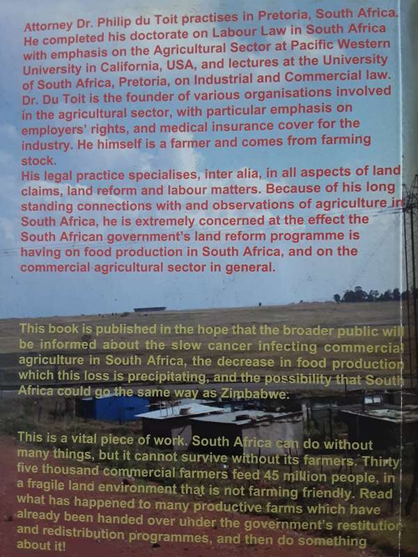 The Great South African Land Scandal by Dr Philip Du Toit
