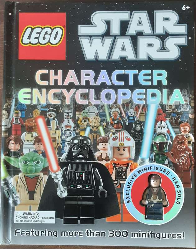 Lego Star Wars Character Encyclopedia with Hans Solo Minifigure included