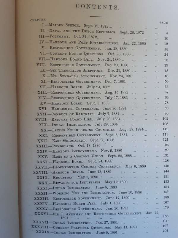 Speeches of the Late Right Honourable Harry Escombe edited by J T Henderson