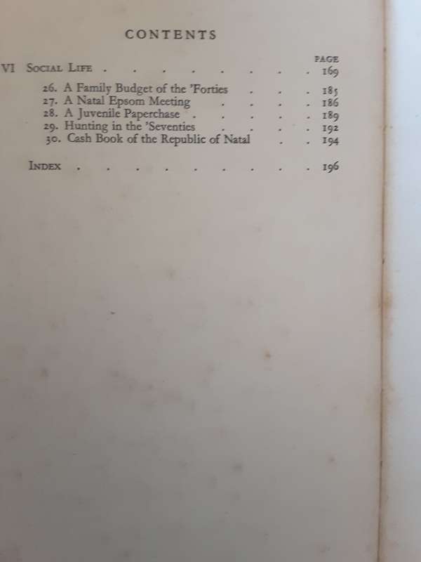 The Natalians Further Annals of Natal by Alan Hattersley ***Signed Copy**