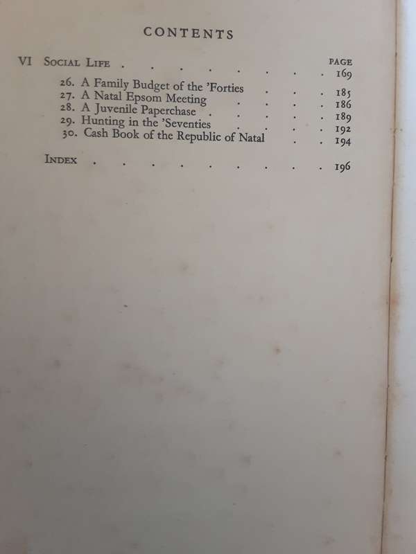 The Natalians Further Annals of Natal by Alan Hattersley ***Signed Copy**