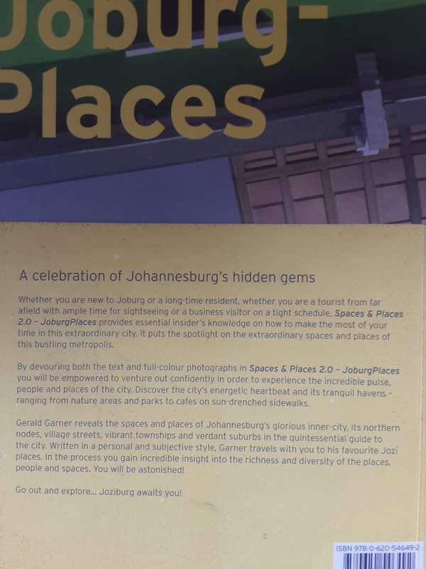 Joburg  Places, A City With a View by Gerald Garner