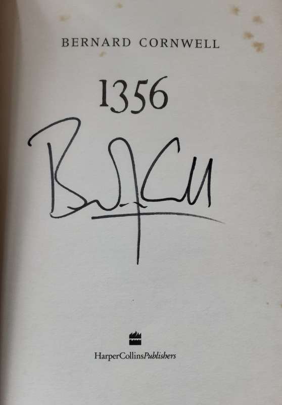 1356 Go With God and Fight Like the Devil by Bernard Cornwell **Signed Copy **