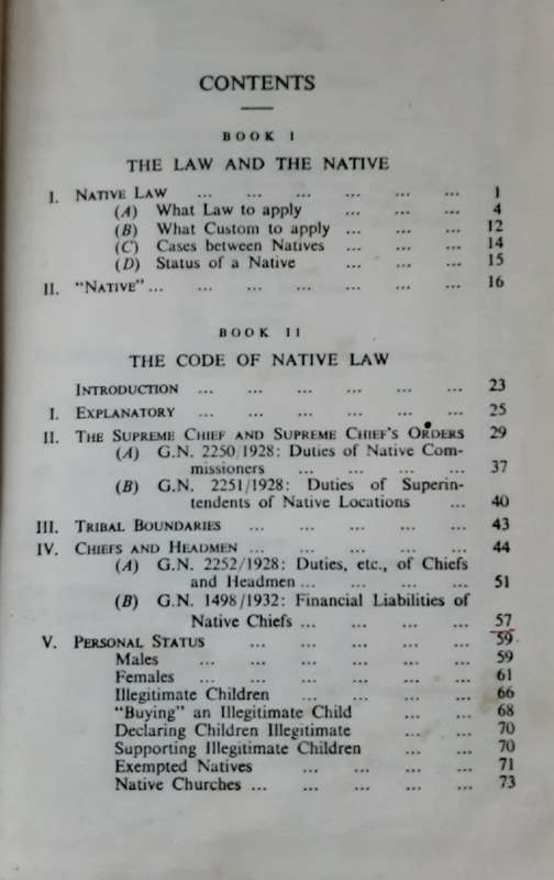 Principles of Native Law and The Natal Code by W G Stafford and Emanuel Franklin