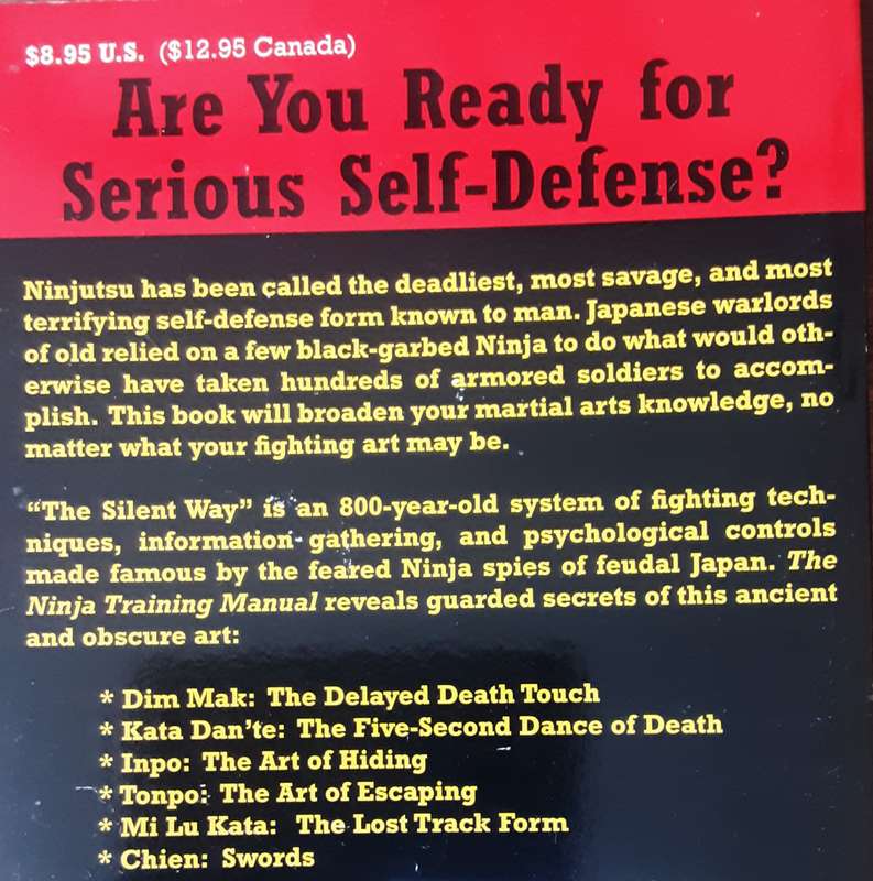 The Ninja Training Manual Self Defence & Fighting Secrets by Christopher Hunter