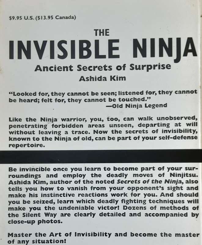 Invisible Ninja, Ancient Secrets of Surprise by Ashida Kim