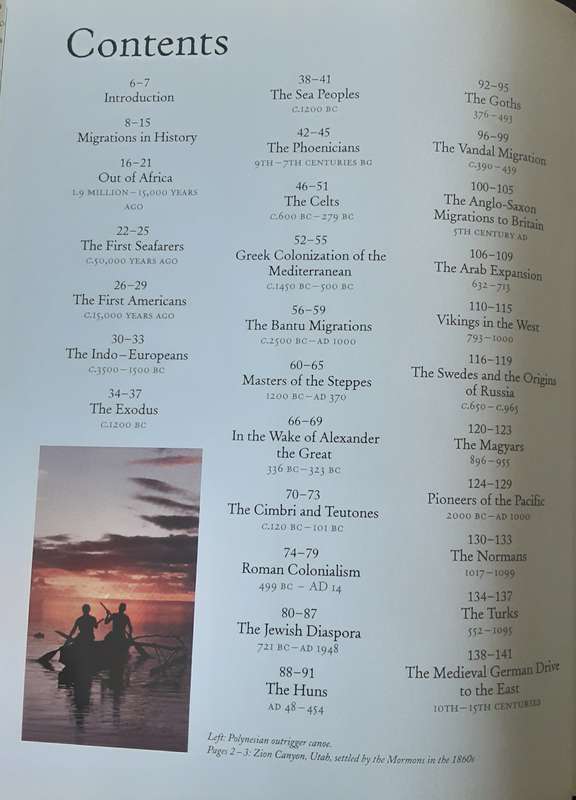 The Great Migrations, from the Earliest Humans to the Age of Globalization by John Haywood