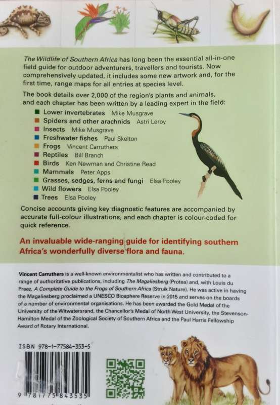 Wildlife of Southern Africa edited by Vincent Carruthers