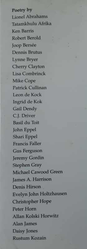 The Heart in Exile South African Poetry in English 1990 1995 edited by Kock & Tromp