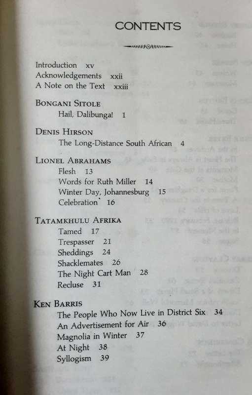 The Heart in Exile South African Poetry in English 1990 1995 edited by Kock & Tromp