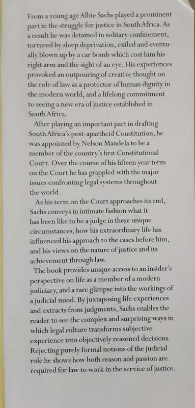 The Strange Alchemy of Life and Law by Albie Sachs