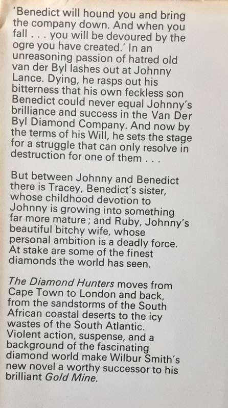 The Diamond Hunters by Wilbur Smith