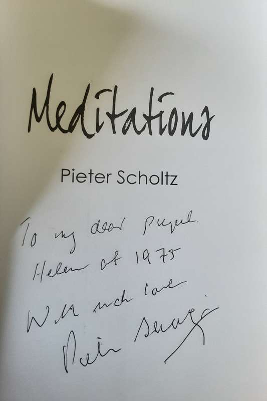 Meditations by Pieter Scholtz **Signed Copy **