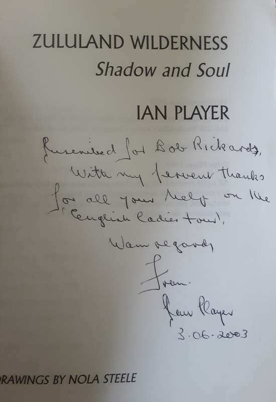 Zululand Wilderness Shadow and Soul by Ian Player **Signed Copy **