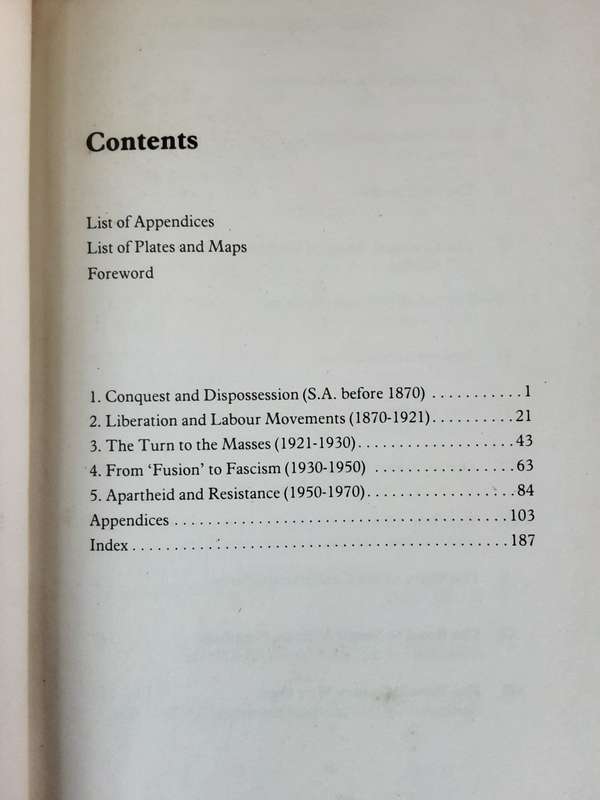 Fifty Fighting Years The South African Communist Party 1921 1971 by A Lerumo
