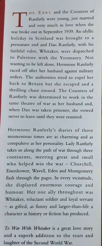 The War With Whitaker, the Wartime Diaries of the Countess of Ranfurly 1939 45