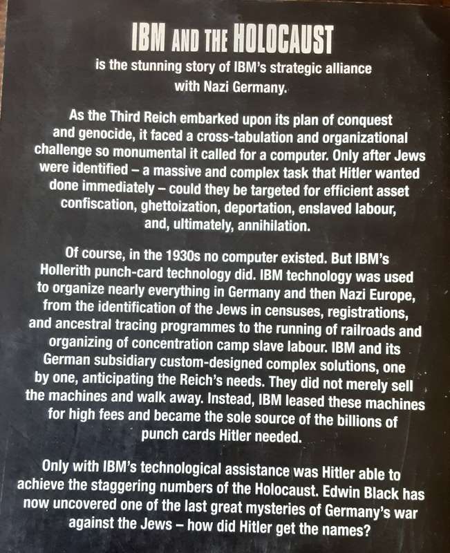 IBM and the Holocaust  by Edwin Black