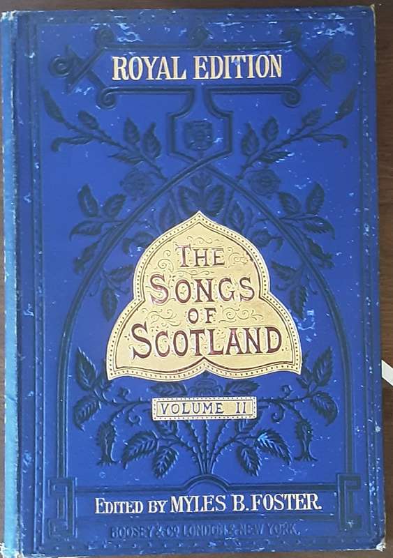 The Songs of Scotland Royal Edition 2 Volumes edited by Brown and Pittman