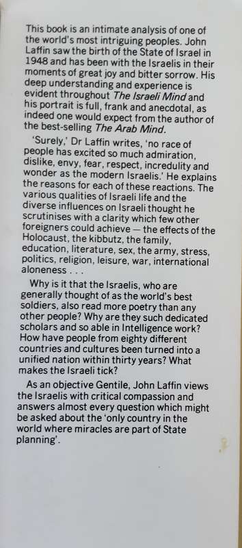 The Israeli Mind by John Laffin