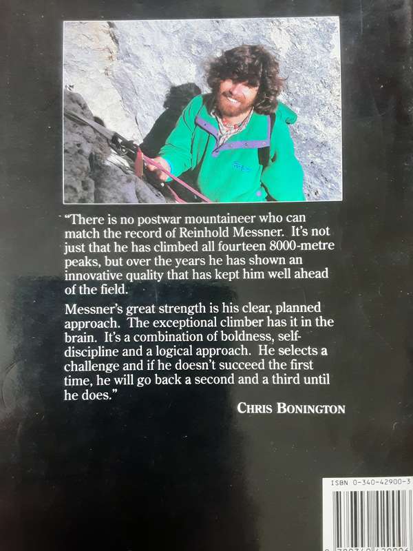 Reinhold Messner Free Spirit A Climbers Life