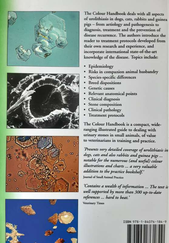 Urinary Stones in Small Animal Medicine A Colour Handbook by Albrecht Hesse & Reto Neiger