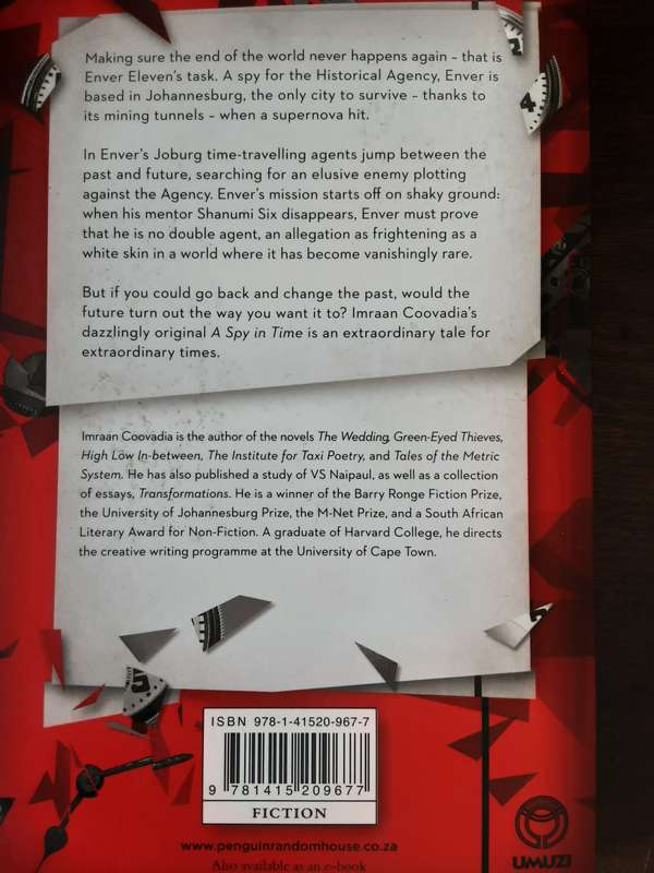 A Spy in Time by Imraan Coovadia