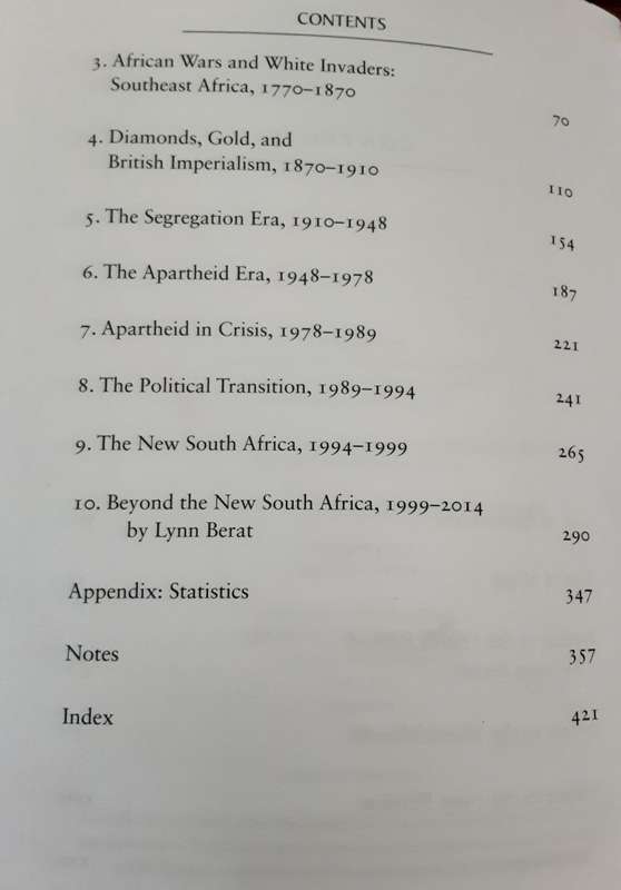 a History of South Africa by Leonard Thompson 4th Edition Revised & Updated by Lynn Berat