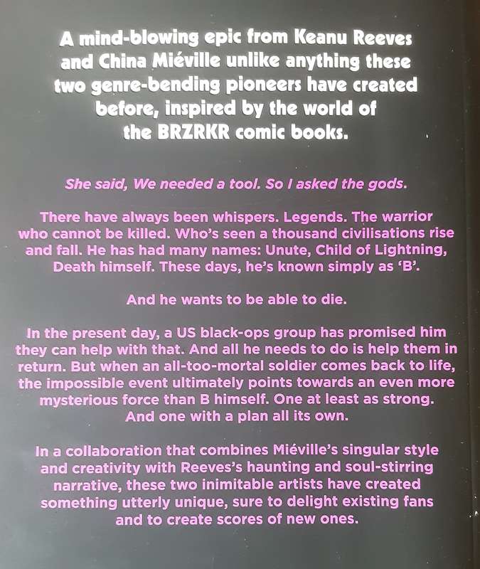 The Book of Elsewhere  by Keanu Reeves and China Mielville