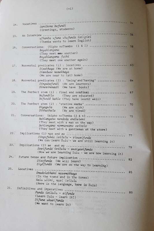 Zulu A Comprehensive Course revised edition  by A T Cope