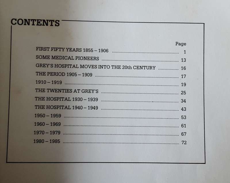 Grey's Hospital Pietermaritzburg Commemorative Brochure 1855 1985