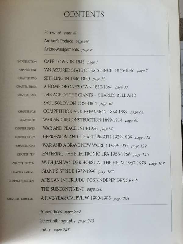 Old Mutual 1845 1995 by Phillida Brooke Simons