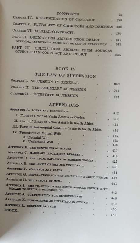 An Introduction to Roman Dutch Law by R W Lee