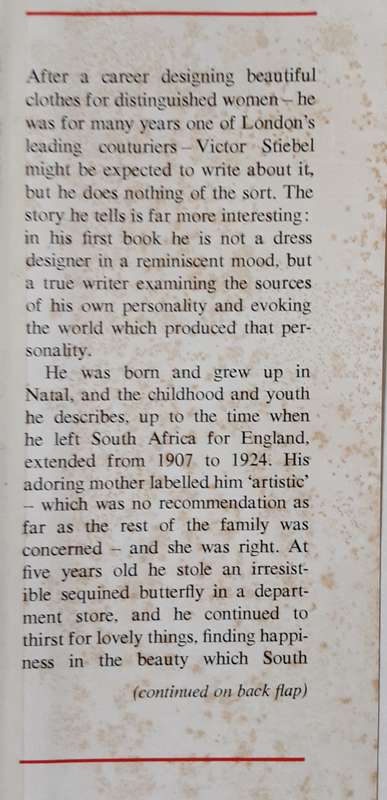 South African Childhood by Victor Stiebel