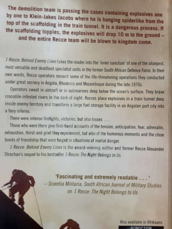 1 Recce Behind Enemy Lines volume 2 by Alexander Strachan