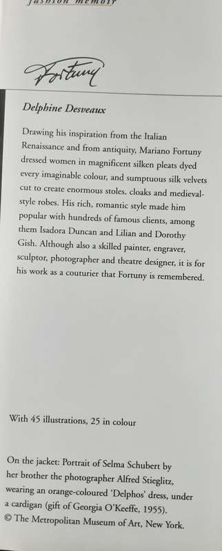 Fortuny, Fashion Memoir by Delphine Desveaux