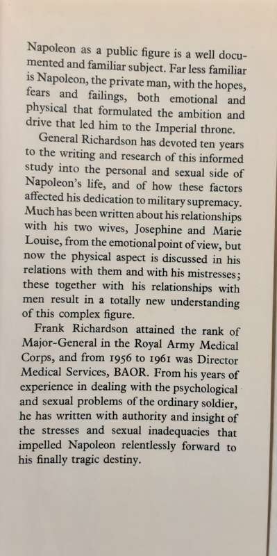 Napoleon Bisexual Emperor  by Major General Frank Richardson MD