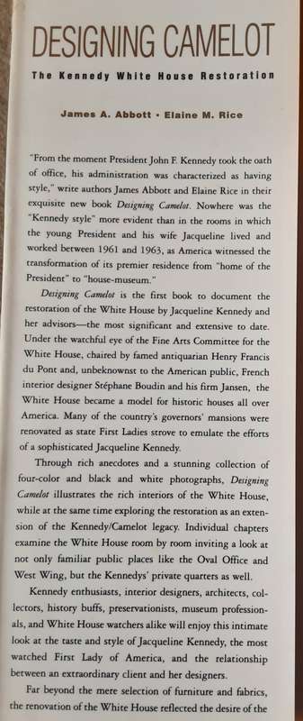 Designing Camelot The Kennedy White House Restoration by Abbott & Rice
