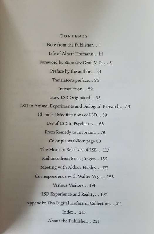 LSD My Problem Child, Reflections on Sacred Drugs, Mysticism & Science  by Albert Hoffman