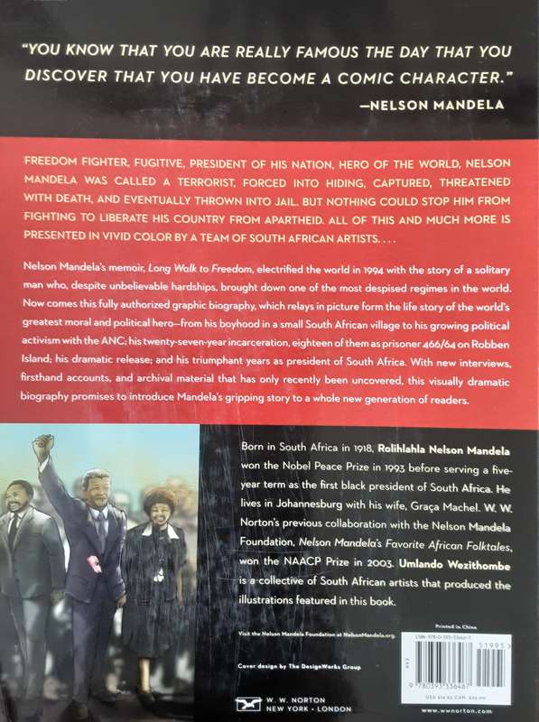 Nelson Mandela The Authorized Comic by Umlando Weizitombe