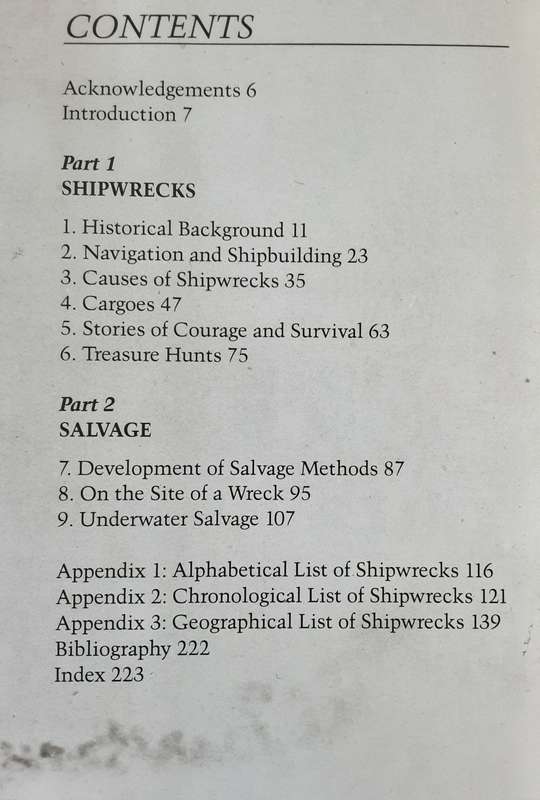 Shipwrecks & Salvage in South Africa 1505 to the Present by Malcom Turner