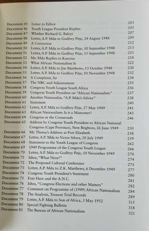 Africa's Cause Must Triumph, The Collected Writing of A P Mda by R Edgar & L ka Msumza